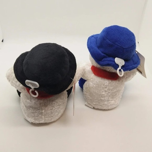 Yuletide Traditions plush snowmen (2) with tags - Picture 2 of 7